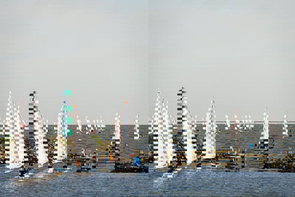 Een van de vele wedstrijden die door is gegaan in 2020: het Open Dutch Sailing Championships. Fotocredits: Klaas Wiersma