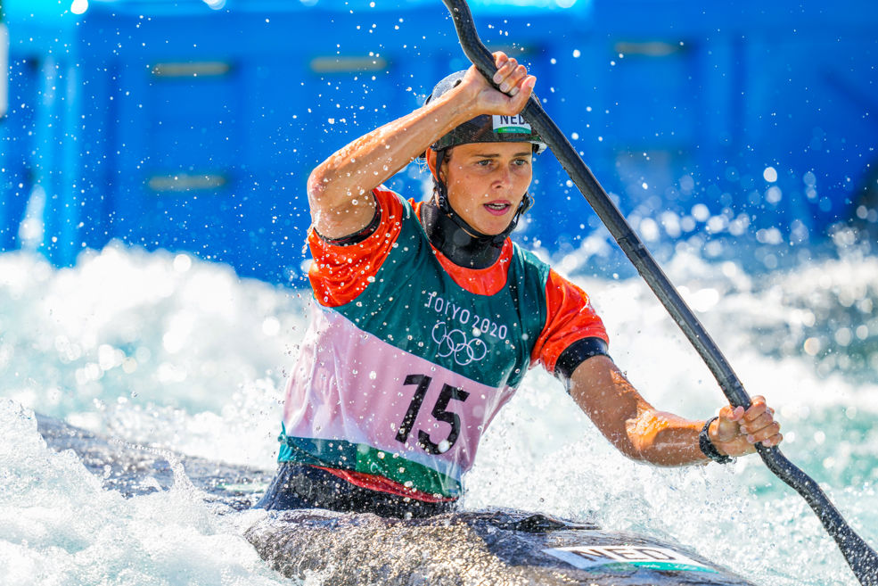 Martina Wegman in actie (TeamNL / Orange Pictures)